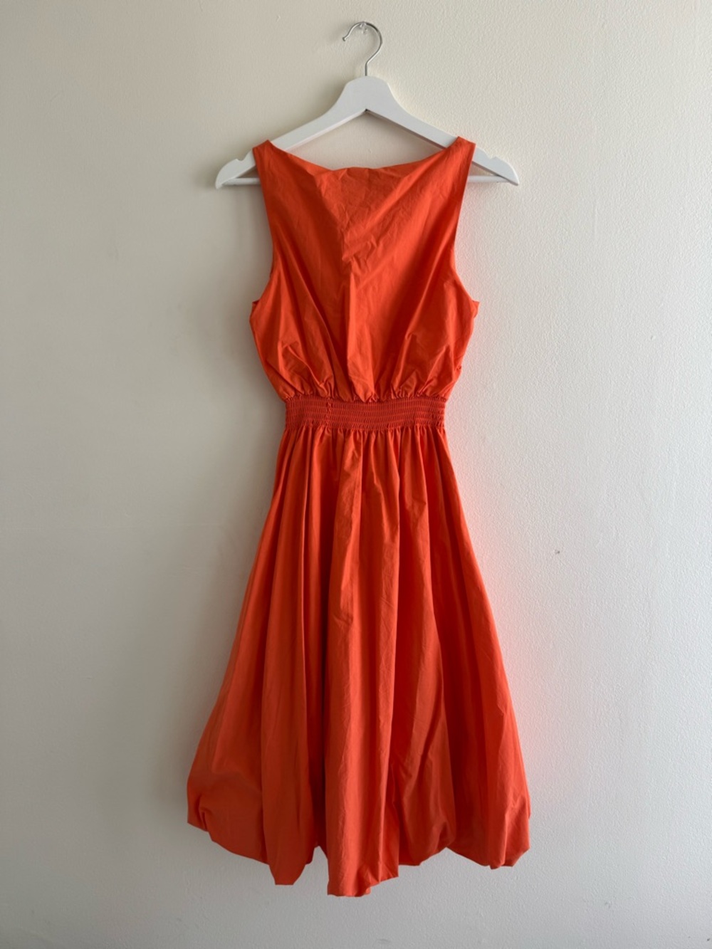 Nwot Trina Turk orange bubble skirt dress sz S - Picture 6 of 6